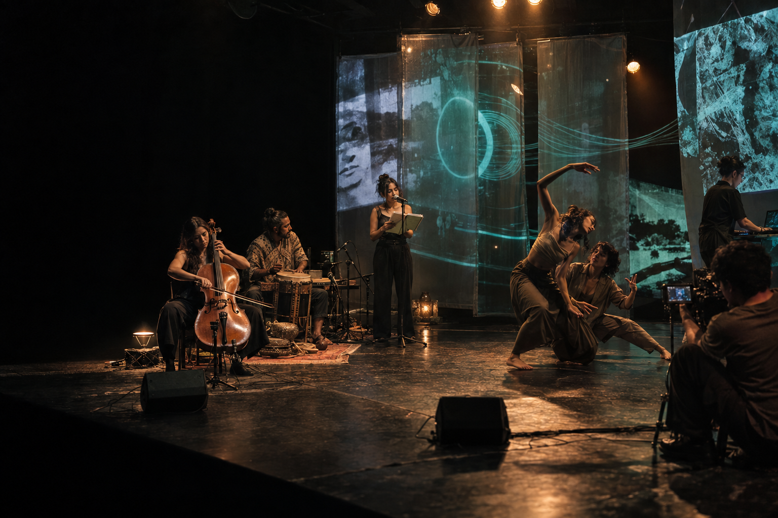Una escena interdisciplinaria reúne música, literatura, teatro, danza, cine y artes visuales
